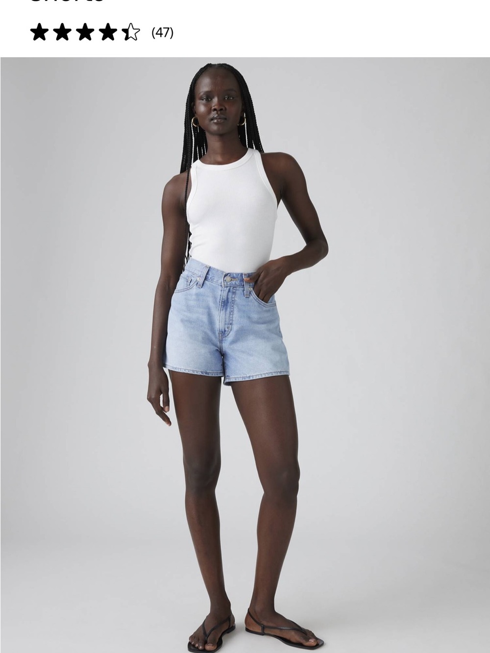 Levi's 80’s mom Denim Shorts